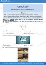 Đề thi học kì 1 Hóa 10 Cánh diều - Đề số 9